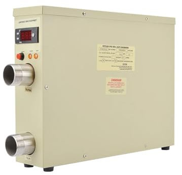OUHFCASN Electric Swimming Pool Heater With Digital Display 5.5kw High Efficiency Portable Water Heat Pump For Bathtubs, SPA Efficient Heating(5.5kw)