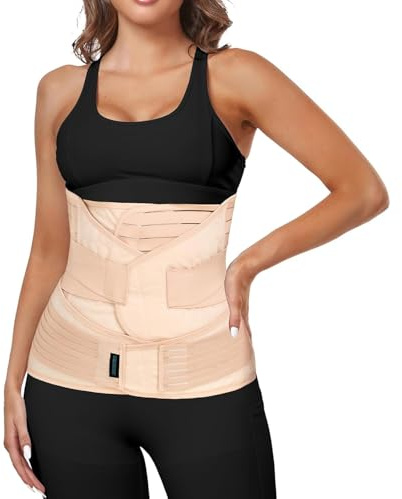 MAMODY 3-in-1 Postpartum Gürtel für Damen Bauchgurt Nach Geburt | Shapewear, Waist Cincher