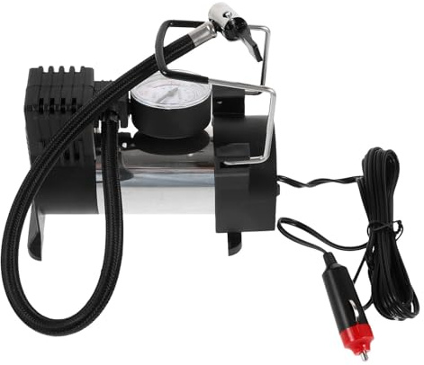 TOYANDONA Portable Tire Inflator Air Compressor for Car with High Pressure Psi Compact Portable Air Pump for Car Tires Easy One-Click Start Efficient Inflation Tool for Emergency and