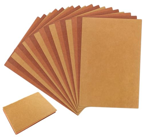 18 stycken filtplattor, 3 färger filt för pyssel, 11,8 tum x 7,9 tum, 20 x 30 cm filt för gör-det-själv-sömnad, manuellt hantverk, fleecetyg, projektmaterial, brun serie