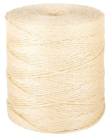 Genérico Cuerda 100% sisal 2 mm 300 m, Sogas y Cuerdas metálicas Marrón