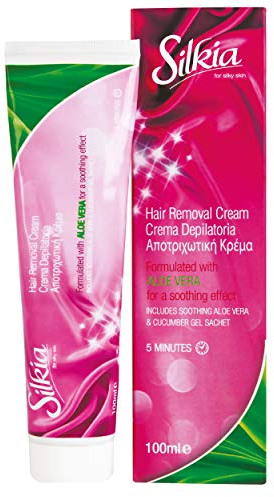 Silkia Hair Removal Cream with Silk Extract, White, 100 ml