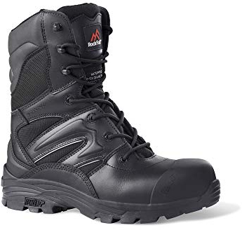 Rock Fall Men's Titanium Safety Boot, Black, 11 UK