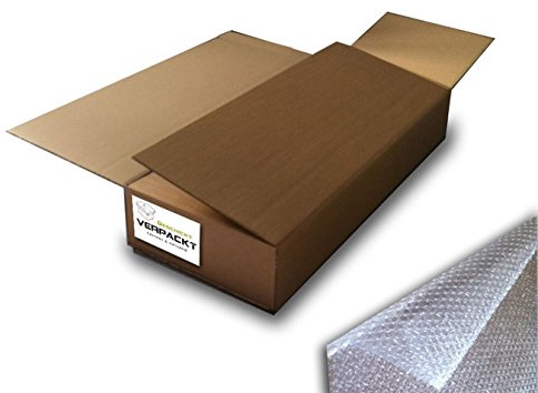 Gitarrenkarton 1194x489x205mm plus Luftpolsterfolie 5 m 120cm breit