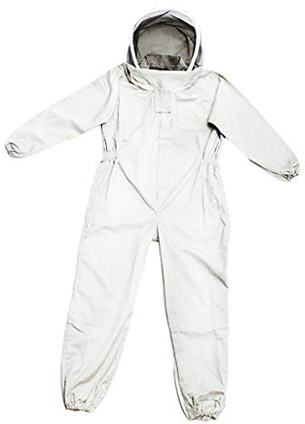 SDENSHI Costume Apiculteur Professionnel Super Épais Apicole Protection de Corps Anti-guêpe - XL