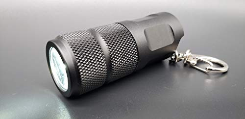 Vortex KC1 Lampe de poche en aluminium avec flash et SOS 130 lumens Batterie au lithium CR2 Noir