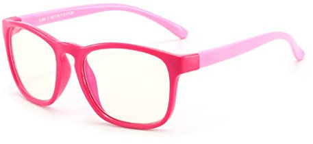 Kinderbrillen Anti Blaulicht Brillen Klassische Klare Linse Brille Farbige Brillenfassung Brillengestell Reduzieren Auge Belastung Anti Blaulicht Brillen