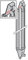 Hörmann Lot de 3 ressorts de traction n° 002 pour porte basculante