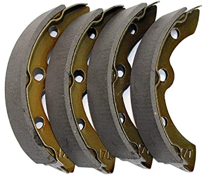 DoonMi Golf Cart Replacement Brake Shoes Set for ClubCar Black OEM#1018232-01……