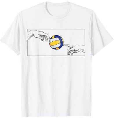 Volleyball Ball für Volleyballer zum Beach Volleyball T-Shirt