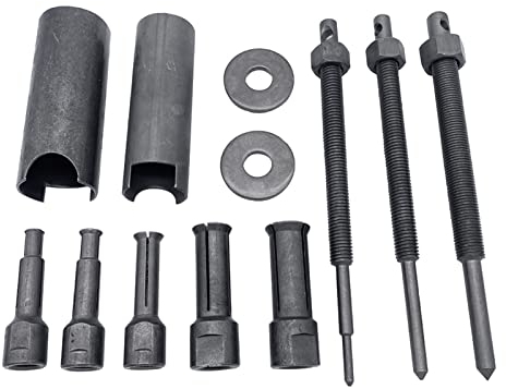 Geevorks Estrattore di cuscinetti interni per biciclette utensili speciali per cuscinetti a sfera albero motore, kit di strumenti di rimozione cuscinetti per moto, estrattore per cuscinetti a 8 pezzi