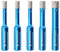 Punte Trapano Diamantate 6/6/6/8/10mm- BRSCHNITT foretto diamantato per Gres Porcellanato Piastrelle Ceramica granito Marmo(5 pezzi)..