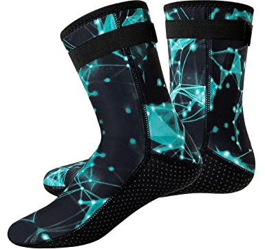YDQUANI 3mm Neopren Neoprenanzug Socken Thermal Anti-Rutsch Tauchen Socken Stiefel für Männer Frauen Schnorcheln Schwimmen Surfen