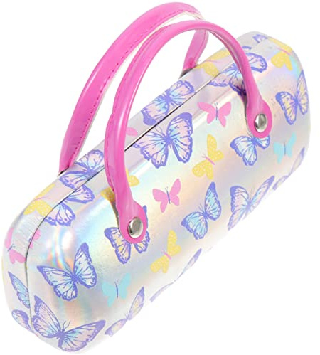 Healvian Kinder Brillenetui Hartschale Mit Cartoon Muster Tragbarer Druckfester Brillenhalter FüR MäDchen Kompakte Brillen Aufbewahrungsbox FüR Sonnenbrillen Und Kinderbrillen