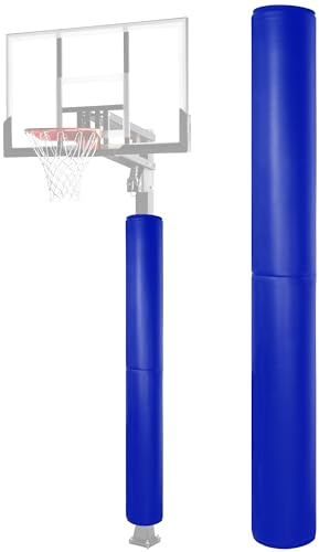 Basketball Pole Pad, Heavy Duty Safety Pole Pads for Player Protection, 72 Tall Weatherproof Protective Padding for 4, 4.5 Inch Sq. or Round Pole, Basement Garage Playground Poles Protector