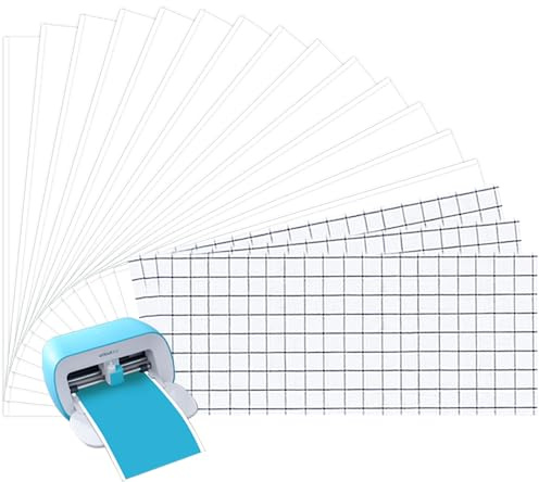 TAOYIO Smart Vinyl Permanent Cri-cut Joy Folie - 14cm*30.5cm Vinylfolie Plotter, Plotterfolie Vinyl Selbstklebend Set für Laptops, Telefone, Wände und mehr Transferfolie Plotterfolie 18 Stück