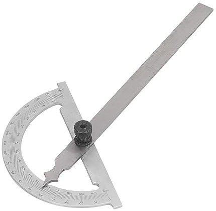 FLEXMAN Winkelmesser, Klare Skala, Abstimmbarer Winkelmesser, Tragbares Winkelmesser Messwerkzeug mit Tasche für Graviermaschine, Kreissäge, Rundsäge