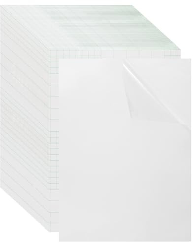 Qhpnunhq Packung mit 50 selbstklebenden Laminierfolien, A4, Laminierfolien für Laminiergerät, keine Hitze, Maschine erforderlich