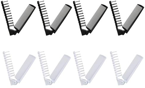 Peigne Pliant 8 Pièces, Brosse À Cheveux De Voyage, Brosse À Cheveux Pliable, Petit Peigne, Petite Brosse À Cheveux À Emporter, Mini Brosse À Cheveux