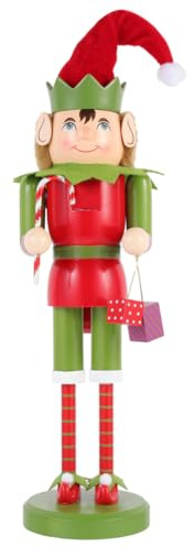 Luxshiny Casse-Noisette Bois Traditionnel Figurine Décorative De Noël pour Fête Artisanat Idée Festif