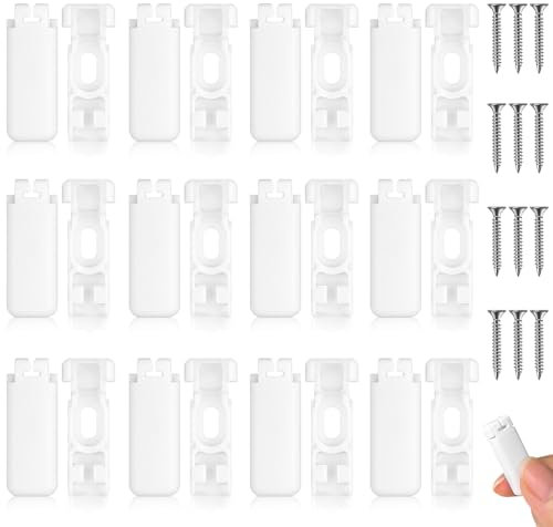 Plissee Ersatzteile 12 Stück Klemmträger Halterung Spannschuhe Für Verspannte Plissees