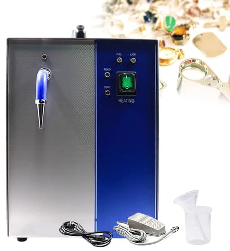 forplubossmmp Máquina Limpiadora A Vapor para Joyas 2L/4L De Acero Inoxidable, con Presión De Vapor Ajustable De 4Kg, Máquina Limpiadora A Vapor Profesional para Oro Plata(con Boquilla De Escape),4L