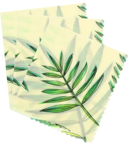 PHENOFICE 9stücke Beeswax Food Wraps Wiederverwendbare Bienenwachstücher Für Lebensmittel Und Ölbeständig Für Brote Käse Obst Und Snacks