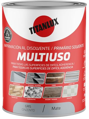 TITANLUX Imprimación Multiuso al Disolvente Gris 4L