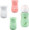 GIUSOBG Avent Biberon in Vetro Naturale Confezione da 3 custodie in Silicone per Biberon Avent Natural in vetro con Biberon in Vetro Naturale da 8 Once Senza BPA