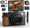 NBD Appareil Photo Numérique 5K 64MP: Vidéo 4K/30fps & Écran Orientable 3 180° – Compacte 238g pour Vlogging/Voyage, Zoom 18X, WiFi, Carte SD 32GB + 2 Batteries(Noir)