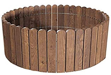 Panneaux de clôture en bois massif pour jardin, pelouse, décoration de fête de mariage, clôture en bois naturel, 120 × 35 cm