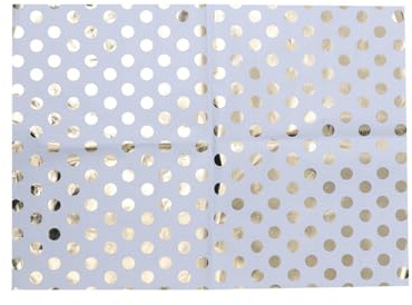 CALLARON 5stücke Geschenkpapier Mit Punkten in Weiß Und Gold Für Hochzeiten Geburtstage Feiertage Geschenkverpackung Und Bastelprojekte