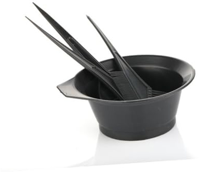 PENIKOKO 4 ensembles Set de Teinture Cheveux avec Bol et Peigne Plastique Réutilisable pour Salon Professionnel et Usage Domestique Outils Pratiques pour Coloration DIY