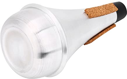 Generic Accessorio per Prestazioni Silenziose per Tromba in Lega di Alluminio per gli Amanti della Musica, Parte di Strumento Musicale con Striscia di Sughero