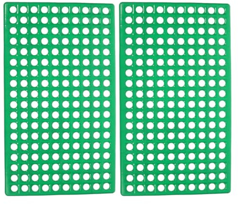 VALICLUD 2 Stück Kaninchenkäfigmatten mit Abfallleckdesign aus Kunststoff Abs Material rutschfeste Bodenmatten für Kaninchenställe und Zucht von Kleintieren Wie Chinchillas