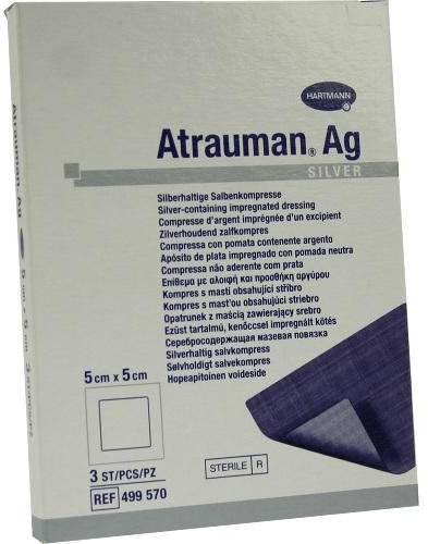 Hartmann ATRAUMAN AG 5X5CM 3 Stück, Schwarz, Standard