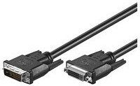 Microconnect DVI-D/DVI-D 5m câble DVI Noir