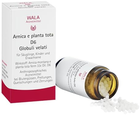 WALA Arnica e planta tota D6 Globuli velati, 20 g Globuli