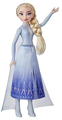 Disneys Die Eiskönigin 2 ELSA Modepuppe mit Langen blonden Haaren, Rock, Schuhen, Spielzeug inspiriert durch Die Eiskönigin 2