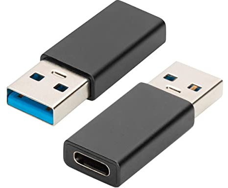 Ewent EW9650 câble Gender USB Type-A USB Type C Noir