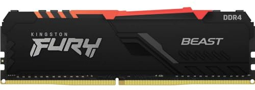 Kingston FURY Beast RGB 16GB 3600MT/s DDR4 CL18 Memoria para Ordenadores de sobremesa Módulo único KF436C18BBA/16