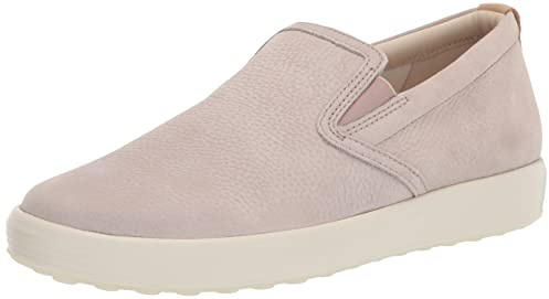 ECCO Sneaker da Donna Soft 7 Casual Slip on, Rosa Grigia/Polvere, 39/39.5 EU