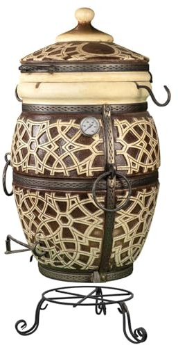 Tandoor Marakesch Tandir, Tandyr, Gartenkamin, Tandoor von Grand Tandyr – Multitalent für gesundes Kochen, Grillen & Backen | Holzbeheizt
