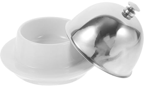 Operitacx Elegant Ceramic Food Container for Butter Desserts More Multifunctional Plate for Easy Serving Storage Healthier Choice for Home Outdoor Dining