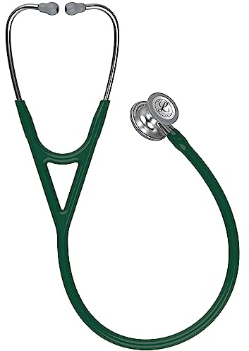 3M Littmann Cardiology IV Stethoskop mit Gratis Gravur und Penlight (Hunter Green)