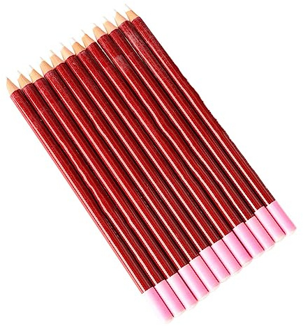 Weißer Skizzierstift, sicher, 12 Stück, weiße Kohlestifte, super Färbung, universal, flexibel für Schattierungen