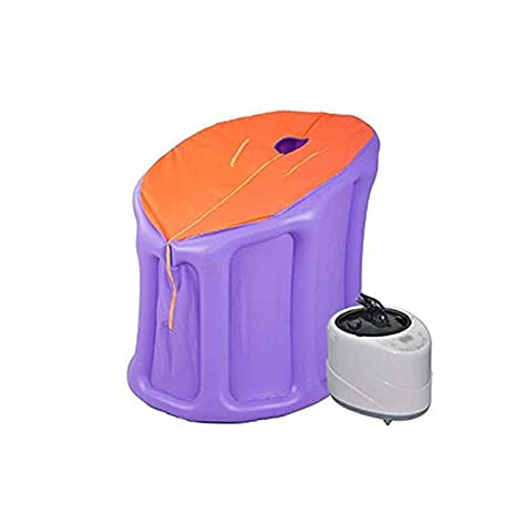 PAKJEL Sauna Kit Inflatable Steam Sauna Room Inflatable Tent With 2L 1000W Steamer Family Portable Wet Sauna Relaxing Sauna Sweat Steam Bath Sauna Heater