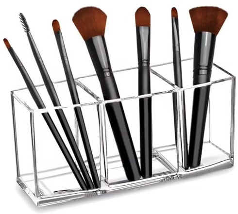 Gfren Gfrenxxyjz Acryl Make Up Organizer, Kosmetik Ordnungssystem | Kompakt Schmal Transparent, Aufbewahrung Schminke für Badezimmer Schminktisch, Bade, Schmuck Skincare