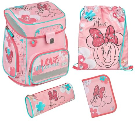 Scooli EasyFit Schulranzen-Set 5-teilig Minnie Mouse