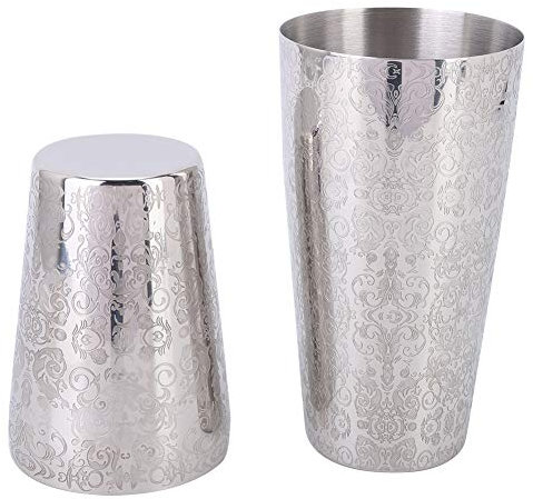 Set Shaker per Cocktail in Acciaio Inossidabile, Strumento da Bar per, Argento, per tè e caffè Freddo